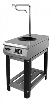 Плита индукционная Гриль Мастер Ф1ИП/800 (для WOK сковород, с краном для залива) (арт. 60006)