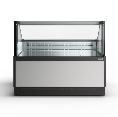 Витрина холодильная Carboma BAVARIA 4 GC110 SV 1,25-1 (с боковинами) (версия 2.0) 9006-9005 на сайте Белторгхолод