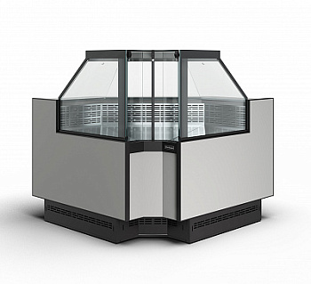  Витрина холодильная Carboma BAVARIA 4 GC110 VV-6-1 (с боковинами, динамика, внутренний угол) (версия 2.0) 9006-9005 на сайте Белторгхолод