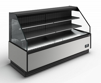  Витрина холодильная Carboma BAVARIA 4 GC110 VM 1,25-2 Горка (версия 2.0) 9006-9005 на сайте Белторгхолод