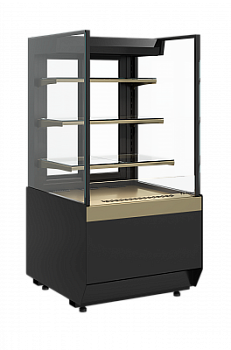  Витрина холодильная Carboma Cube KC70 VM 0,6-2 STANDARD открытая без боковин (версия 2.0) (9005-0109, дверь слайдер) на сайте Белторгхолод