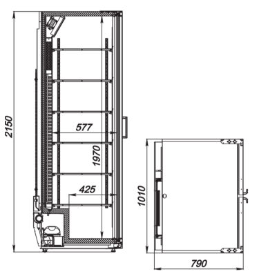 Шкаф холодильный ARKTO Max-1103-Eco (+1..+10, без канапе) на сайте Белторгхолод