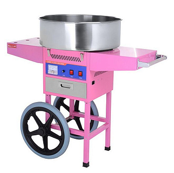  Аппарат для сахарной ваты Hualian HEC-03C с тележкой на сайте Белторгхолод