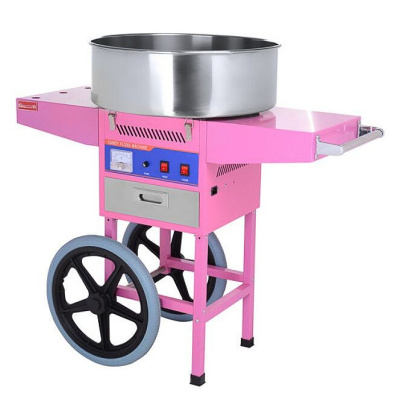 Аппарат для сахарной ваты Hualian HEC-03C с тележкой на сайте Белторгхолод