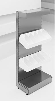  Стеллаж пристенный для конфет Stahler Praktish 2050×1000×570 на сайте Белторгхолод