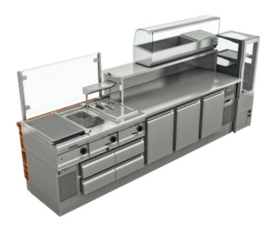 Концепция для приготовления бургеров Instanco