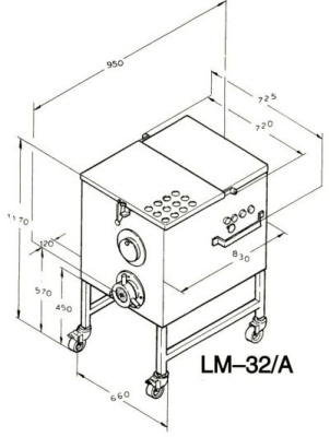 Автоматическая мясорубка KT LM-32/А