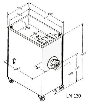Мясорубка KT LM-130