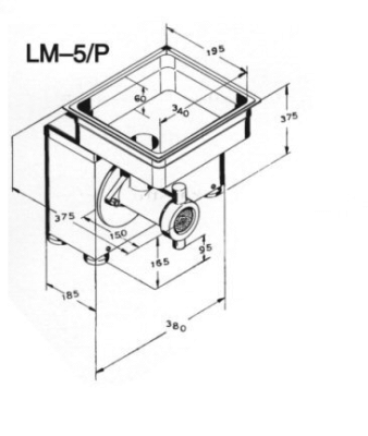 Мясорубка KT LM-5/P