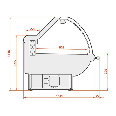 Витрина холодильная ES SYSTEM K LCT Tucana 01 3,75 на сайте Белторгхолод