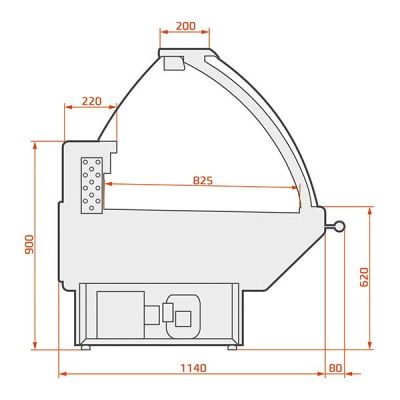 Витрина холодильная ES SYSTEM K LCT Tucana SPH 2,5 на сайте Белторгхолод