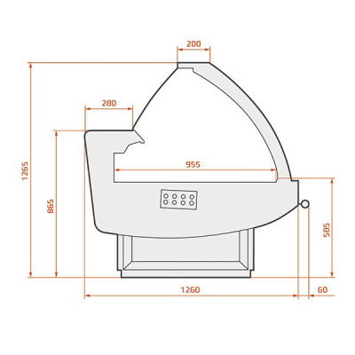 Витрина холодильная ES SYSTEM K LCP Pegas SPH Rem 1,875 на сайте Белторгхолод