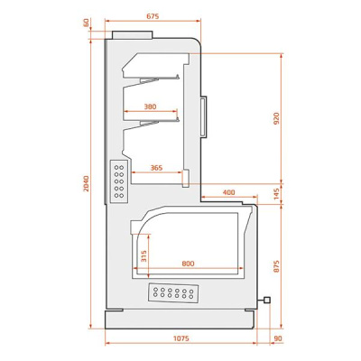 Шкаф-бонета морозильный ES SYSTEM K WMP Pavo 04 1,875 на сайте Белторгхолод