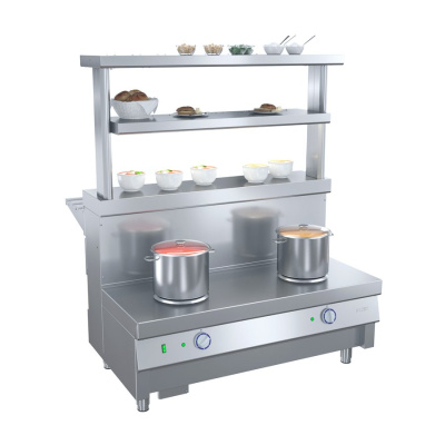 Мармит первых блюд Атеси Ривьера 2-х конф. М1-2.1120-02-О без полок