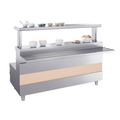 Мармит первых блюд Атеси Ривьера 3-х конф. М1-3.1500-02-О без полок