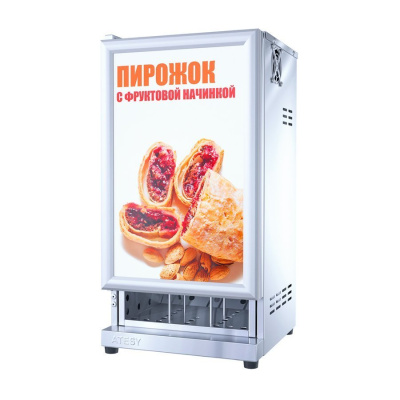 Шкаф тепловой для пирожков и хот-догов Атеси Фиолент ШТХ-24-350.350-01