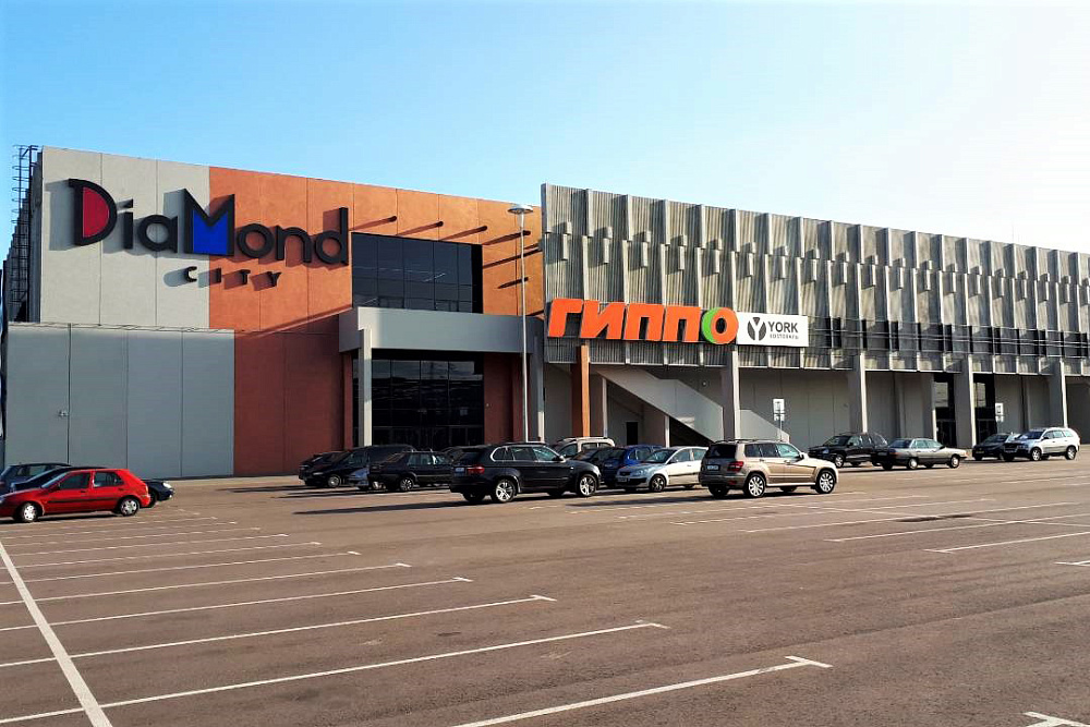 Монтаж холодильного оборудования в ТРЦ "DiaMond city"