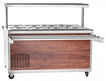 Прилавок холодильный Abat ПВВ(Н)-70ПМ-01-НШ