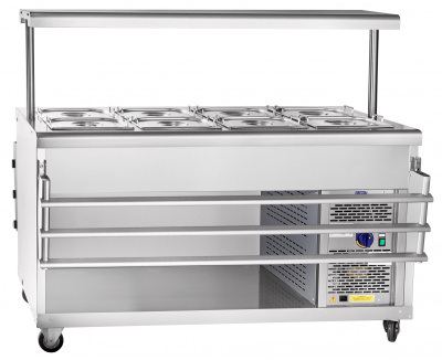 Прилавок холодильный Abat ПВВ(Н)-70ПМ-01-НШ