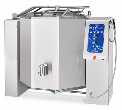 Котёл пищеварочный Abat КПЭМ-350-ОМ2 со сливным краном на сайте Белторгхолод