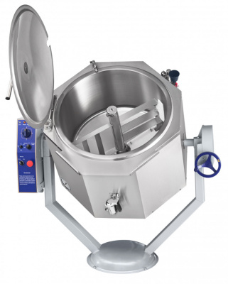 Котёл пищеварочный Abat КПЭМ-100-ОМР со сливным краном на сайте Белторгхолод