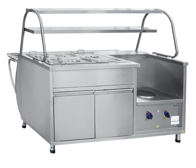 Мармит первых и вторых блюд Abat ЭМК-70МУ паровой на сайте Белторгхолод