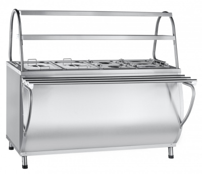 Мармит вторых блюд Abat ЭМК-70МШ паровой с тепловым шкафом на сайте Белторгхолод