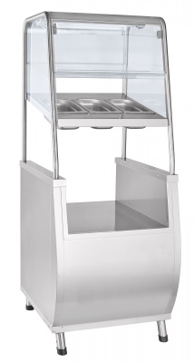 Прилавок для столовых приборов Abat ПСПХ-70Т с хлебницей на сайте Белторгхолод