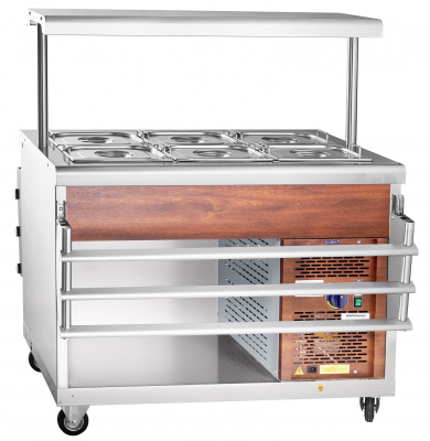 Прилавок холодильный Abat ПВВ(Н)-70ПМ-НШ на сайте Белторгхолод