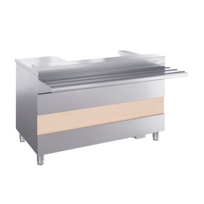 Кассовый стол Атеси Ривьера с подлокотником КСП-1200-02 на сайте Белторгхолод