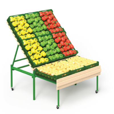 Овощной развал Stahler Garden H=600-1400 G=1000-2000 L=1250 (массив лиственницы) (T-WL 10001250) на сайте Белторгхолод