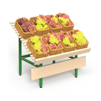 Овощной развал Stahler Garden H=1100 G=1000 L=1200 (массив лиственницы) (T-WL 10101200) на сайте Белторгхолод