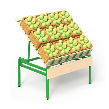  Овощной развал Stahler Garden H=600-1400 L=1250 G=1000 (T-WL 10101250) на сайте Белторгхолод