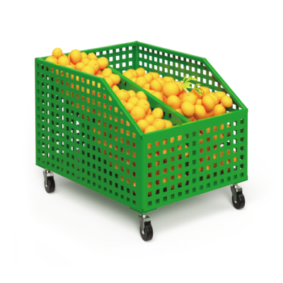 Контейнер для овощей с перегородкой и регулируемым дном Stahler Garden H=500 L=800 G=600 (N-KR 03806050) на сайте Белторгхолод