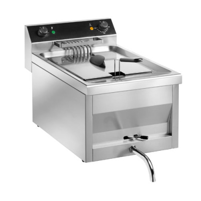 Фритюрница MEC FT 12VB (с краном для слива масла) на сайте Белторгхолод