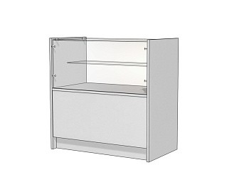  Прилавок Витрина Плюс Д1П- 900х500х900 на сайте Белторгхолод