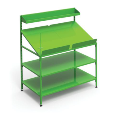 Овощной развал с наклонными полками Stahler Garden L=1200 H=1400 G=800 (N-AA 07128014) на сайте Белторгхолод