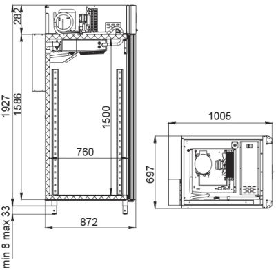 Шкаф холодильный POLAIR CS107-Cheese Тип 1 на сайте Белторгхолод