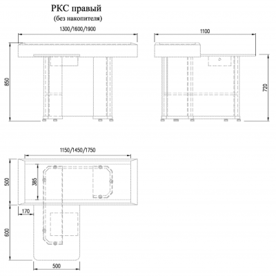 Кассовая кабина Интэко-мастер РКК-1600 без накопителя на сайте Белторгхолод
