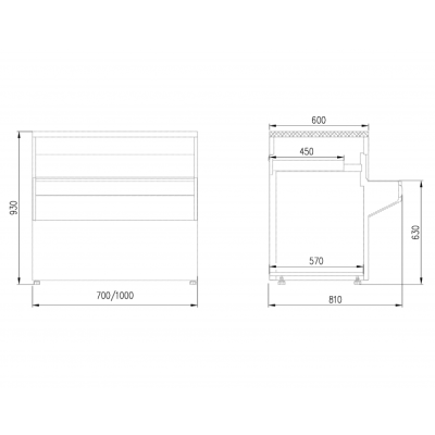 Расчётный стол Интэко-мастер РКС-1000 НЕМИГА STANDART на сайте Белторгхолод