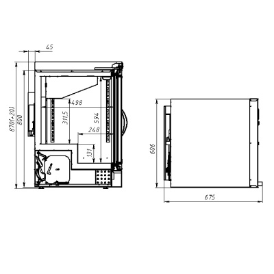 Шкаф морозильный POLAIR DB102-S на сайте Белторгхолод