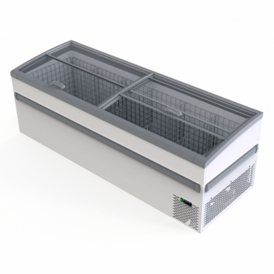 Ларь-бонета Bonvini BFG 2100 PH с гнутым стеклом Push Up на сайте Белторгхолод