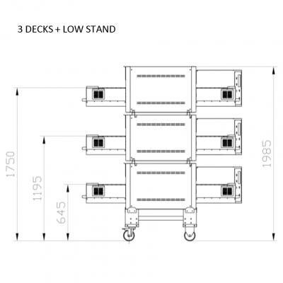 Печь для пиццы Italforni TUNNEL STONE TSA на сайте Белторгхолод