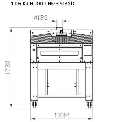 Печь для пиццы Italforni BULL BL S Y010 на сайте Белторгхолод