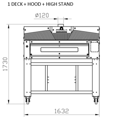 Печь для пиццы Italforni BULL BL L Y010 на сайте Белторгхолод