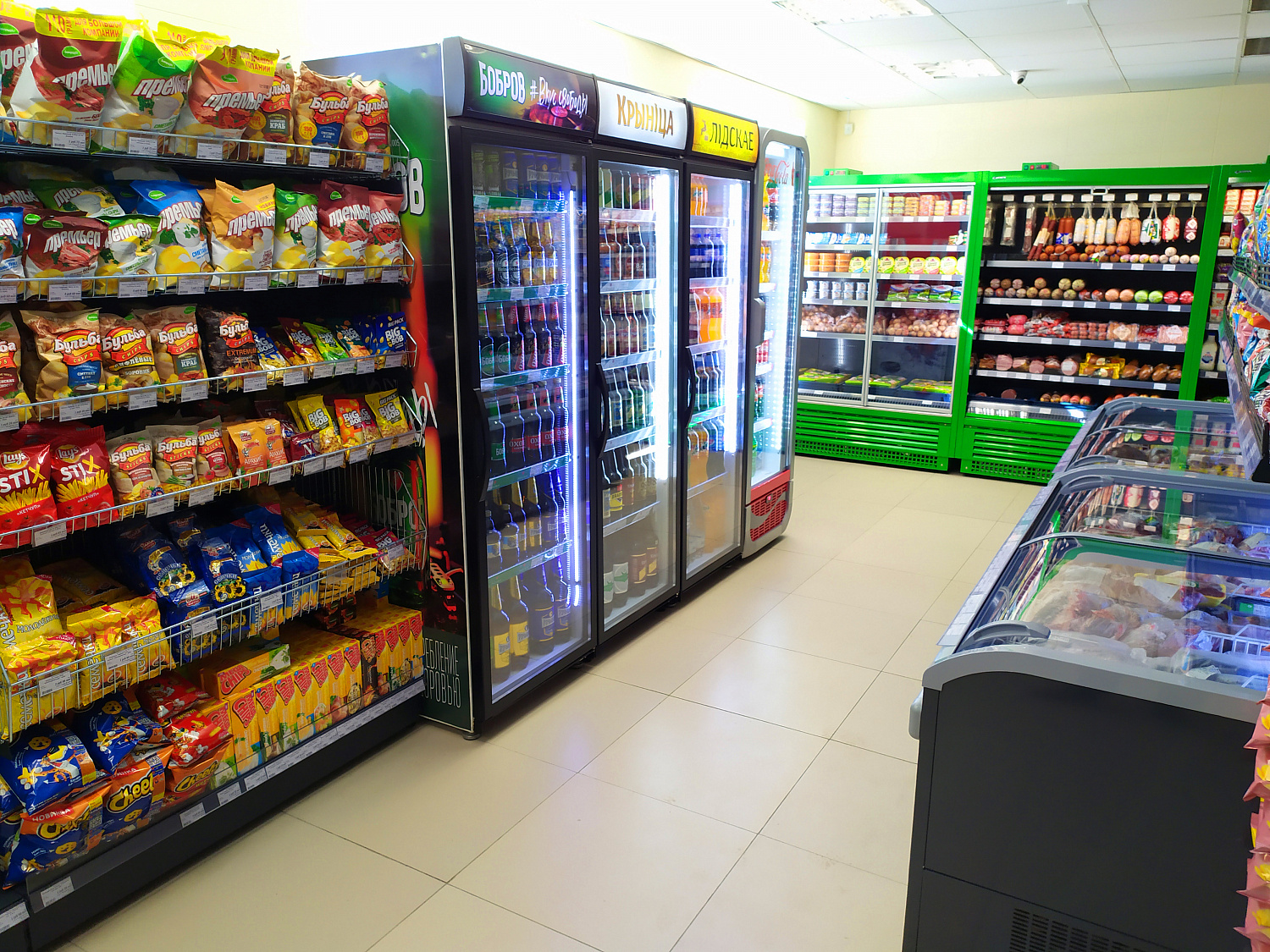 Продуктовый магазин "Минимаркет" в Бобруйске на ул. Семёнова, 28