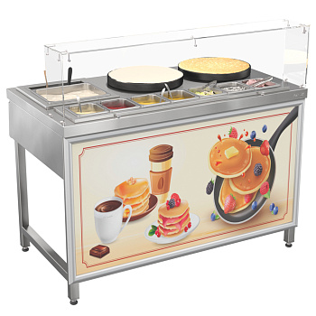  Блинная станция Атеси Лакомка БС-2.400-1350.750-02 на сайте Белторгхолод