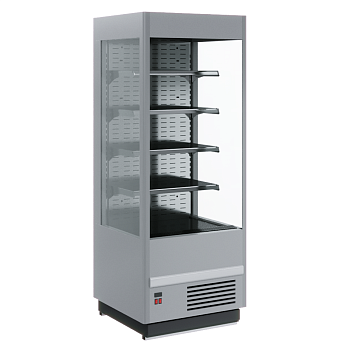  Витрина пристенная Carboma CUBE FC20-07 VM 0,6-2 9006-9005 на сайте Белторгхолод