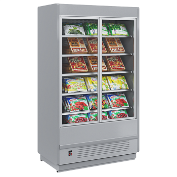  Витрина пристенная Carboma CUBE FC20-07 VL 1,3-1 0300 STANDARD (фронт X5L распашные двери) на сайте Белторгхолод