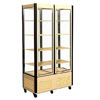  Шкаф холодильный Carboma LATIUM D4 VM 800-1 (R800C Carboma бежево-коричневый, стандартные цвета) на сайте БелТоргХолод